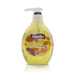 Jabon Liquido Coco y Vainilla Algabo Bom 300 ml