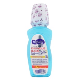 Enjuague Bucal Fresh con Flúo Algabo Bot 250 ml