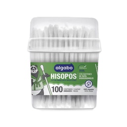 Hisopos de Papel Biodegradable Algabo 100u