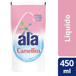 Jabón Líquido Ropa Fina Ala Camellito Matic 450 ml