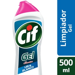 Limpiador Cif Gel Ultra Blanco 500 ml