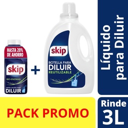Pack Jabón Liquido para Diluir + Skip Bid 3 ltr