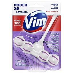 Desodorante Wc Poder x6 Lavanda Vim 55g