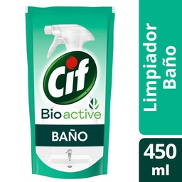 Limpiador Líquido Cif Baño Biodegradable 450 ml Doypack