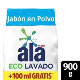 Jabón en Polvo Eco Lavado Ala Matic 900g