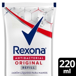 Jabón Líquido Repuesto Antibacterial Original Rexona Doy 220 ml