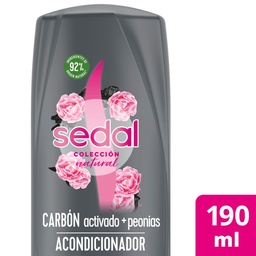 Acondicionador Carbón y Peonias Sedal 190 ml
