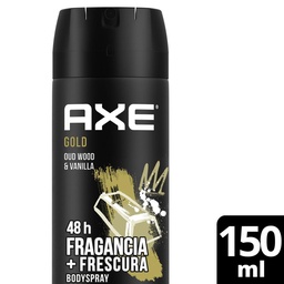Desodorante Body Spray Gold Axe Aer 150 ml