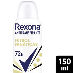 Antitranspirante Fútbol Fanáticas Rexona 150 ml