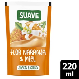 Jabón Liquido Flor Naranja y Miel Suave 220ml