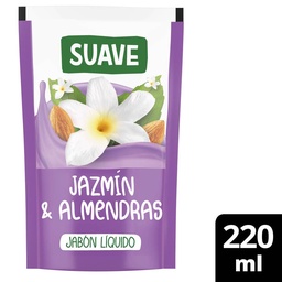 Jabón Liquido Jazmin y Almendras Suave 220ml