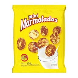 Mini Marmoladas Sabor Vainilla y Chocolate Parnor 170 grm