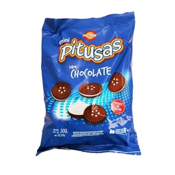 Galletitas Rellenas Sabor Chocolate Mini Pitusas 300gr