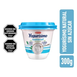 Yogur Natural Entero Sin Azúcar Yogurisimo 300gr