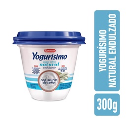 Yogur Natural Entero Endulzado Yogurisimo 300gr