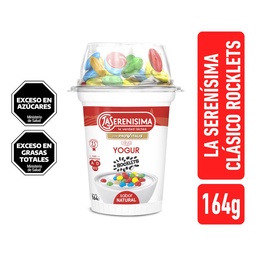 Yogur Among Us Cremoso Parcialmente Descremado Rocklets La Serenisima Clasico 164gr