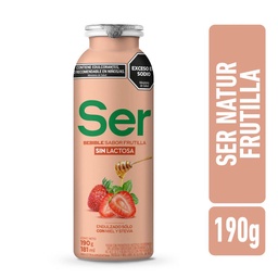 Yogur Natur Bebible Frutilla Ser 190gr