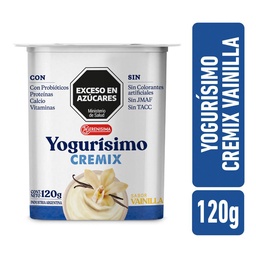 Yogur Cremix Vainilla Yogurisimo 120gr