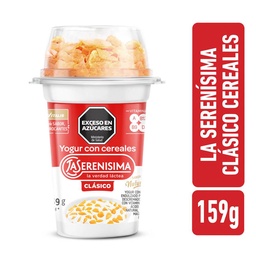 Yogur Batido con Cereales La Serenísima Clásico 159gr