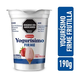 Yogur Firme Frutilla Yogurisimo 190g