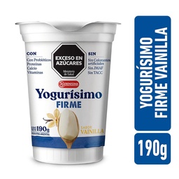 Yogur Firme Vainilla Yogurisimo 190gr
