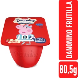 Yogur Peppa Pig Batido Frutilla Danonino 80,5gr