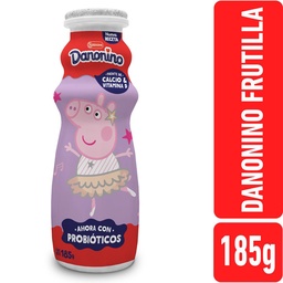 Yogur Peppa Pig Bebible Frutilla Danonino 185gr