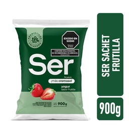 Yogur Bebible Descremado Sabor Frutilla Ser 900g