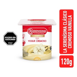 Yogur Provitalis Cremoso Parcialmente Descremado Vainilla La Serenisima Clasico 120gr