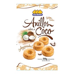 gall.dulces Anill Coco Gold Mundo Paq 250 grm