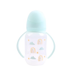 Mamadera Boca Ancha Silicona Aqua Flujo Medio 250ml