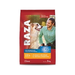 Alim. Perros Carne y Probio Raza Bsa 3 Kgm