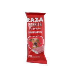 Barrita para Perros Bañada Sabor Panceta Raza 12 grm