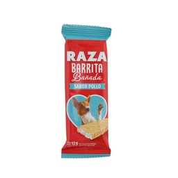 Barrita para Perros Bañada Sabor Pollo Raza 12 grm