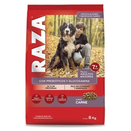 Alimento para Perros Adultos Sabor Carne Raza 8kg