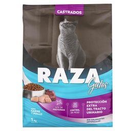 Alimento para Gatos Castrados Sabor Carme y Pollo Raza 1kg