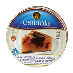 Dulce de Batata Sabor A Vainilla y Chocolate Esnaola 700g