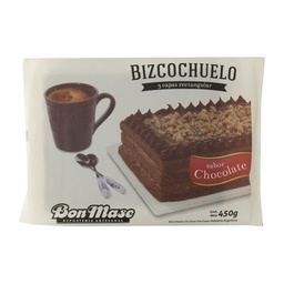 Bizcochuelos Sabor Chocolate Bon Mase 450g