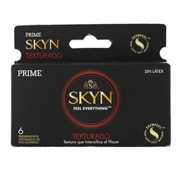 Preservativos Texturado Prime Skin 6 uni