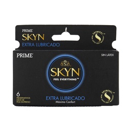 Preservativos Extra Lubricado Prime Skin 6 uni