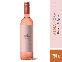 Vino Syrah Rosado Alma Mora Bot 750 cmq