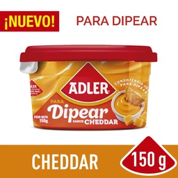 Queso Untable Sabor Cheddar Adler 150 grm