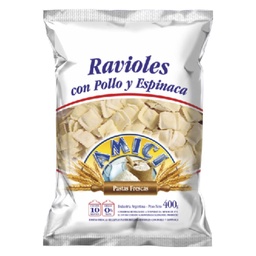 Ravioles Pollo y Verdura Amici 400g