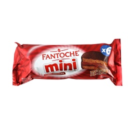 Alfajor  Fantoche Mini Chocolate Paquete 25 gr 6 Unidades