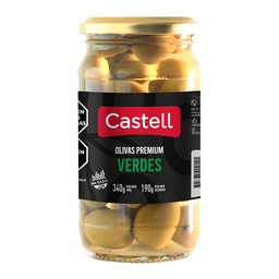 Aceitunas Verdes Premium Castell 340g