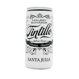 Vino Malbec Bonard Tintillo Santa Julia Lat 269 ml