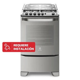 Cocina Multigas Electrolux 4 Hornallas Plata 56Gxq 56 cm