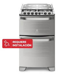 Cocina Multigas Electrolux 4 Hornallas Plata 56Dxq 56 cm