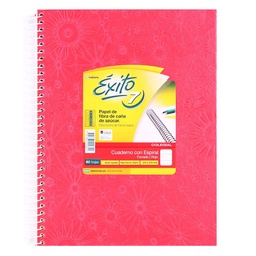 Cuaderno A7 Ledesma Éxito 60 Hojas Rayadas Rojo