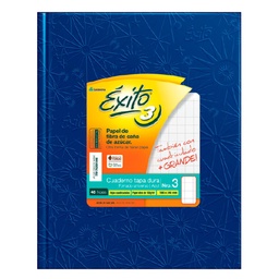 Cuaderno A3 Ledesma Éxito 48 Hojas Cuadriculadas Azul